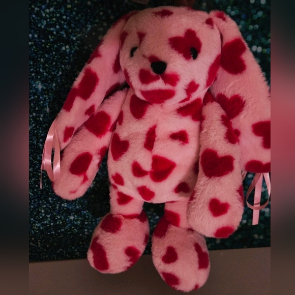 Dolls Kill Seeing Hearts Bunny Plush Backpack - NWT - Picture 4 of 4
